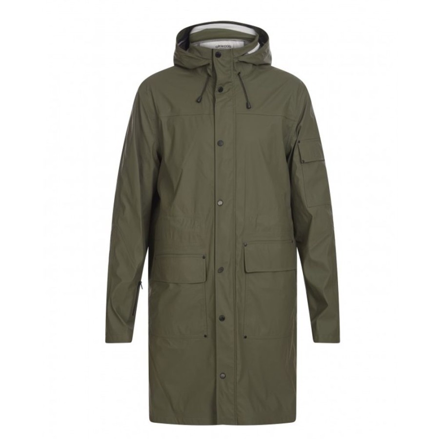 Homme OAKWOOD  | Storm Kaki - Manteau Impermeable En Polyester